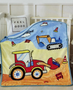 MANTA- COLCHA BEBÉ DE PLUSH CON RELIEVE - comprar online
