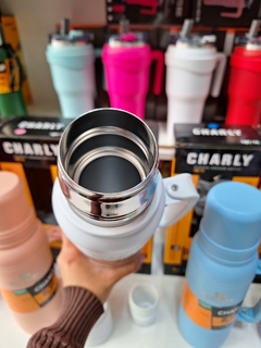 TERMO CHARLY SIMIL STANLEY RANURADO UNICOLOR 1L