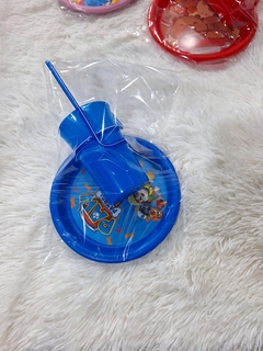 SET INFANTIL VASO C/SORBE + PLATO CAPIBARA, PRINCESAS Y PAW PATROL - comprar online