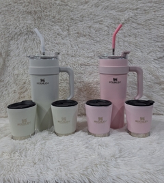VASO QUENCHER SIMIL STANLEY + 2 VASOS C/TAPA - comprar online