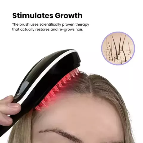Therabrush para cabelo inovadora escova de restauração de cabelo terapia de lu