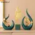 LuminousNordic: Estátua Cerâmica Decorativa com Iluminação para Sala de Estar - FeminnaShop