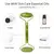 Rolo de Jade para Massagem Facial e Corporal - Levantamento Facial, Anti-envelhecimento, Gua Sha Pedra Natural - comprar online