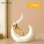 LuminousNordic: Estátua Cerâmica Decorativa com Iluminação para Sala de Estar - comprar online