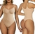 PACK X 3 - BODY MODELADOR COLALESS CON TAZAS PREMIUM COLOR NEGRO + BLANCO + BEIGE