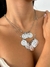 CO91116 - COLAR DUPLO BOLINHAS COM MEDALHINHA REPUBLIQUE - FOLHEADO A PRATA 925