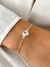 PU91226 - PULSEIRA VENEZIANA COM PONTO DE LUZ - FOLHEADO A PRATA 925