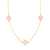 CH9498 - CHOKER INSPIRAÇÃO VG ROSE M - FOLHEADO A OURO - comprar online