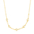 CH9279 - CHOKER ELO PORTUGUÊS CORAÇÃO CRISTAL - FOLHEADO A OURO - comprar online
