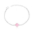 PUL91018 - PULSEIRA ELO PORTUGUÊS INSPIRAÇÃO VG ROSE - FOLHEADO A PRATA 925 - comprar online