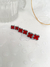 BR91862 - KIT DE BRINCOS INSPIRAÇÃO VG VERMELHO - AÇO INOX - PRATA na internet