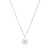 COL9970 - COLAR VENEZIANA GIRASSOL CRISTAL - FOLHEADO A PRATA