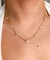 CH9367 - CHOKER VENEZIANA MINI CORAÇÕES - FOLHEADO A OURO
