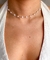 CH9436 - CHOKER CORAÇÕES PÉROLAS - FOLHEADO A PRATA 925