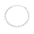 PU91198 - PULSEIRA GRUMET MINI CORAÇÕES LISOS - FOLHEADO A PRATA 925 - comprar online