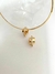 PIER981 - PIERCING FAKE ESTILO ROMANO CRAVEJADO - FOLHEADO A OURO
