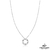CO91078 - COLAR ELO PORTUGUÊS MEDALHINHA LOVE - AÇO INOX - PRATA - comprar online