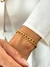 PU91143 - PULSEIRA GRUMET - FOLHEADO A OURO