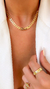 CH9423 - CHOKER ESCAMAS - FOLHEADO A OURO