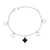 PUL91002 - PULSEIRA ELO PORTUGUÊS INSPIRAÇÃO VG PRETO - FOLHEADO A PRATA - comprar online