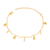 PU91050 - PULSEIRA MINI CONCHAS COM PONTO DE LUZ - FOLHEADO A OURO - comprar online