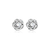BR91881 - BRINCO ESFERA ZIRCÔNIA CRISTAL - FOLHEADO A PRATA 925 - comprar online