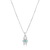 COL9973 - COLAR VENEZIANA MENINO CRAVEJADO - FOLHEADO A PRATA - comprar online