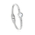 PUL9909 - BRACELETE INSPIRAÇÃO LV BRILHANTE - AÇO INOX - PRATA