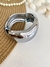PUL9973 - BRACELETE ONDULADO LISO - FOLHEADO A PRATA 925 - comprar online