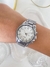 RLG9137 - MODELO 2 - RELÓGIO REDONDO COM FUNDO BRANCO - PRATA