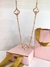 CH9500 - CHOKER INSPIRAÇÃO VG ROSE P - FOLHEADO A OURO na internet