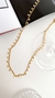 CH9490 - CHOKER GRUMET MINI CORAÇÕES LISOS - FOLHEADO A OURO na internet