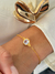 PU91225 - PULSEIRA VENEZIANA COM PONTO DE LUZ - FOLHEADO A OURO