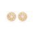 BR91715 - BRINCO MEDALHINHA ESTRELA COM ZIRCÔNIA - FOLHEADO A OURO - comprar online