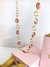 CH9503 - CHOKER TIFFANY VERMELHO - FOLHEADO A OURO na internet
