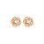 BR91880 - BRINCO ESFERA ZIRCÔNIA CRISTAL - FOLHEADO A OURO - comprar online