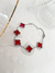 PU91168 - PULSEIRA INSPIRAÇÃO VG VERMELHO - AÇO INOX - PRATA na internet