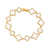 PU91074 - PULSEIRA INSPIRAÇÃO VG CRAVEJADA VAZADA - FOLHEADO A OURO