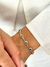 PU91137 - PULSEIRA OLHO GREGO - FOLHEADO A OURO