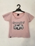 Remera manga corta rosa - comprar online