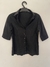 Camisa negra escotada manga 3/4 en internet