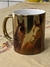 FANTASTIC HORSE CANECA CERÂMICA METALIZADA DOURADO 325ML
