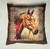 ALMOFADA COURO ECOLÓGICO HORSE LOVERS 2