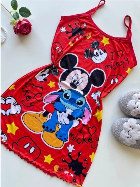 CAMISOLA SUEDE - LILO E MICKEY - comprar online