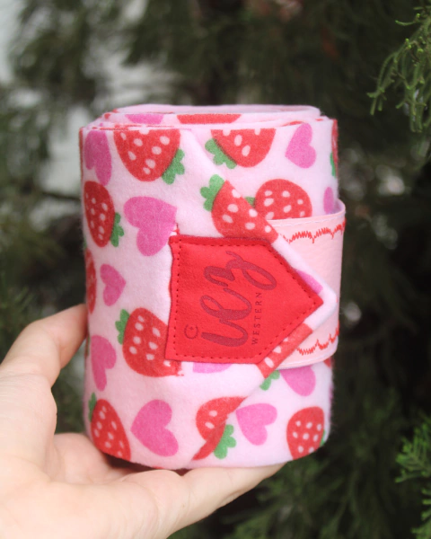 Par de ligas moranguinho