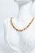 Colar Chocker Corações Cravejados Banhado a Ouro 18k - Brisa - loja online