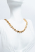 Colar Chocker Corações Cravejados Banhado a Ouro 18k - Brisa