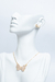 Conjunto Brinco e Colar Borboleta Banhado a Ouro 18K- Suelen