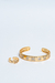 Anel feminino regulável borboletas banhado em ouro 18k - Belle - loja online