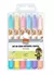 Giz de cera BRW retratil pastel 6 cores